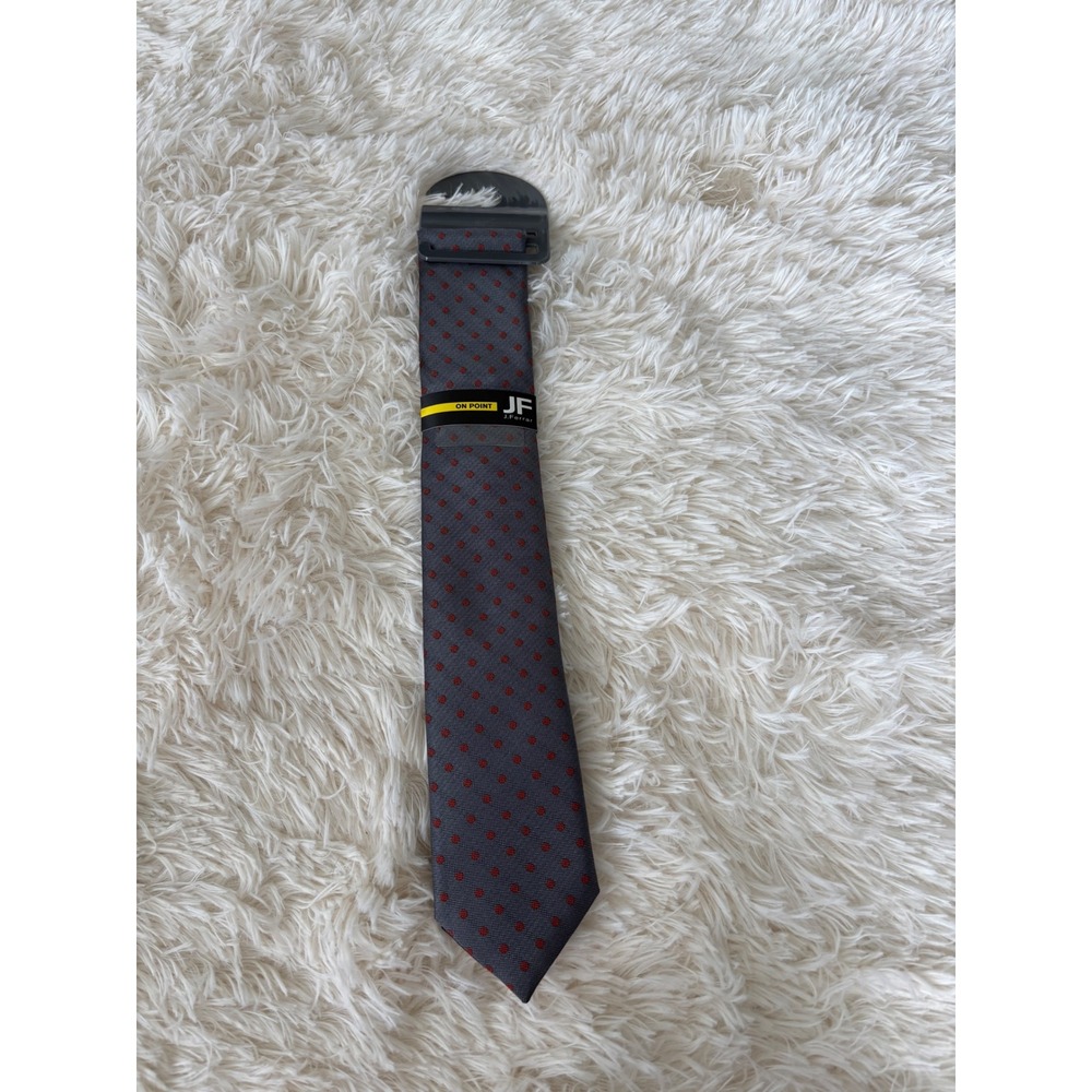 JF JFerrar Trend Ties Men's Silver Red Dot Necktie - JCPenney On‎ Point